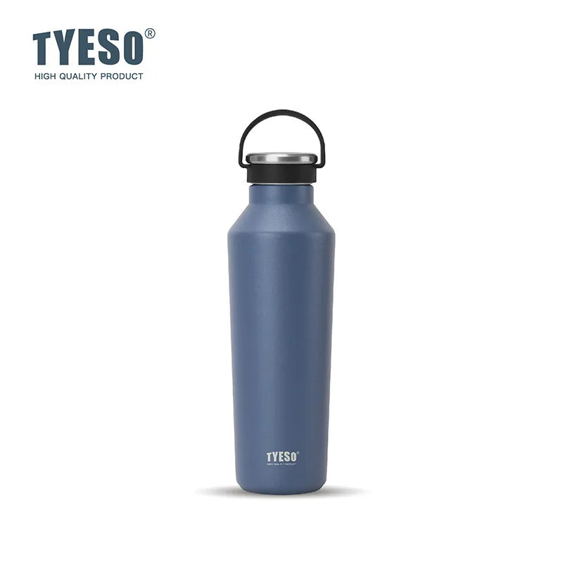 Tyeso Thermos Cup Stainless Steel Vacuum Water Bottle With handle Portable Leak-Proof for Sports Outdoo Insulated Cups Drinkware