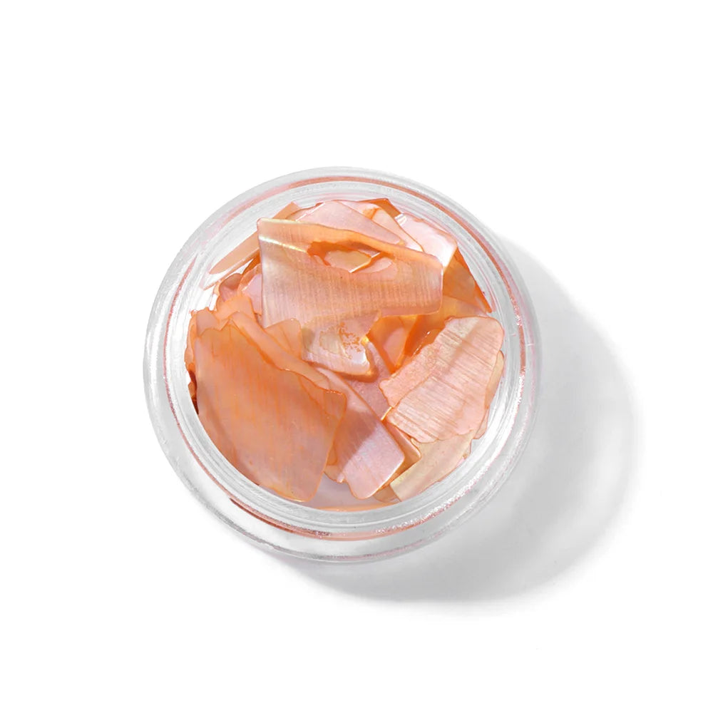 Unregelmäßige Abalone-Fragmente, Splitter, Kiesel, Muschelglitzerflocken für Nagelkunstdekoration, DIY-Charm-Maniküre-Accessoires