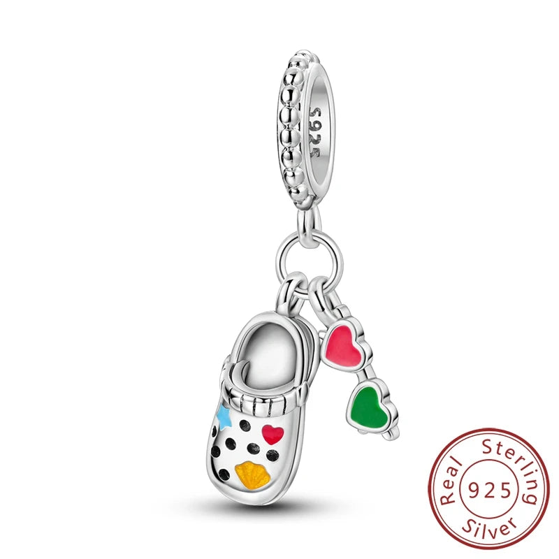 Charm Original 925 Sterling Silver Charms Pendants Love Travel Life DIY Beads for Bracelet Necklace Charms Women Jewelry Making