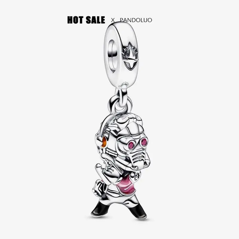 2025 new in Spider Man charm beads Hulk Iron Man 925 sterling silver charm Marvel bracelet charm DIY women's jewelry gift