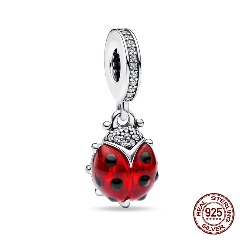 Classic 925 Sterling Silver Beads Luminous Firefly Star Chameleon Charms Pendants Fit Original Bracelet DIY Jewelry For Woman