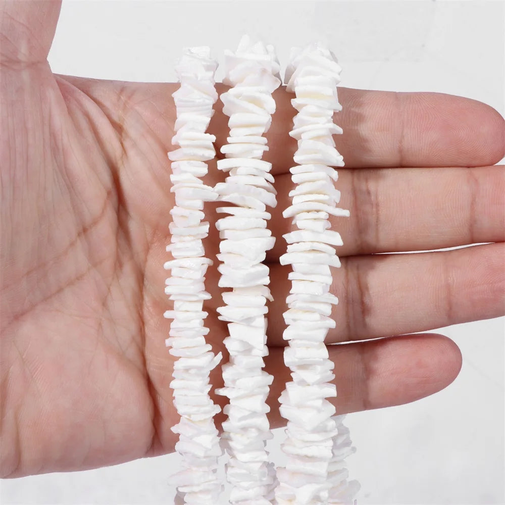 100% Natural Shell Beads White Mother Of Pearl Heart Oval Star Butterfly Irregular Shape Charms Bead For Jewelry Making DIY 15"