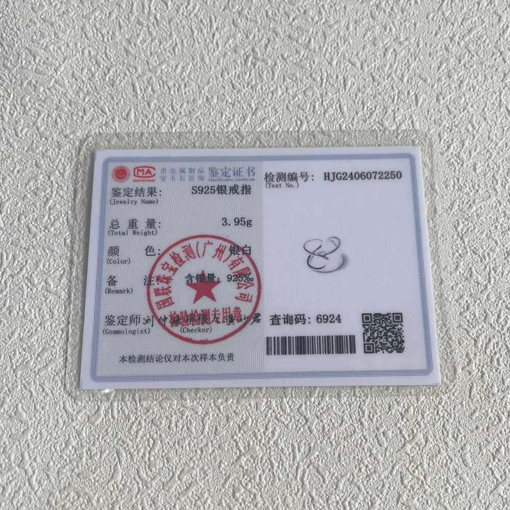 BF CLUB 925 Sterling Silver Irregular Ring Female Hollowout Open Simple Retro Style Handmade Rings Jewelry Birthday Gift