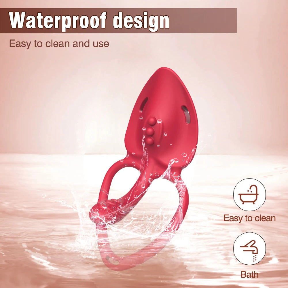 App Control Wearable Panty Vibrator Female 9 Vibration with Wireless Control Penis Ring Clitoral Stimulator Adult Sexy Toys 18+