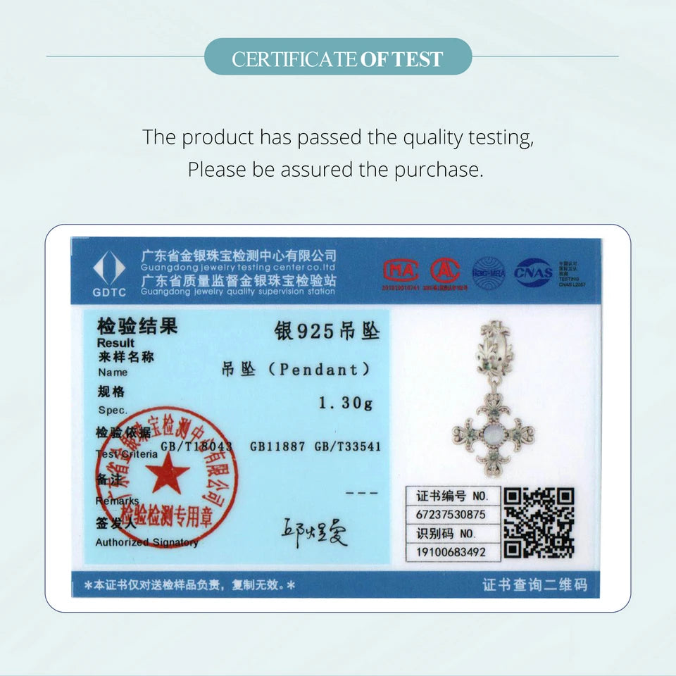 Iris Cross Charm for Women 925 Sterling Silver Cross Pendant Flower Initial Pendant fit Charm Bracelet Christmas DIY - Madeinsea©