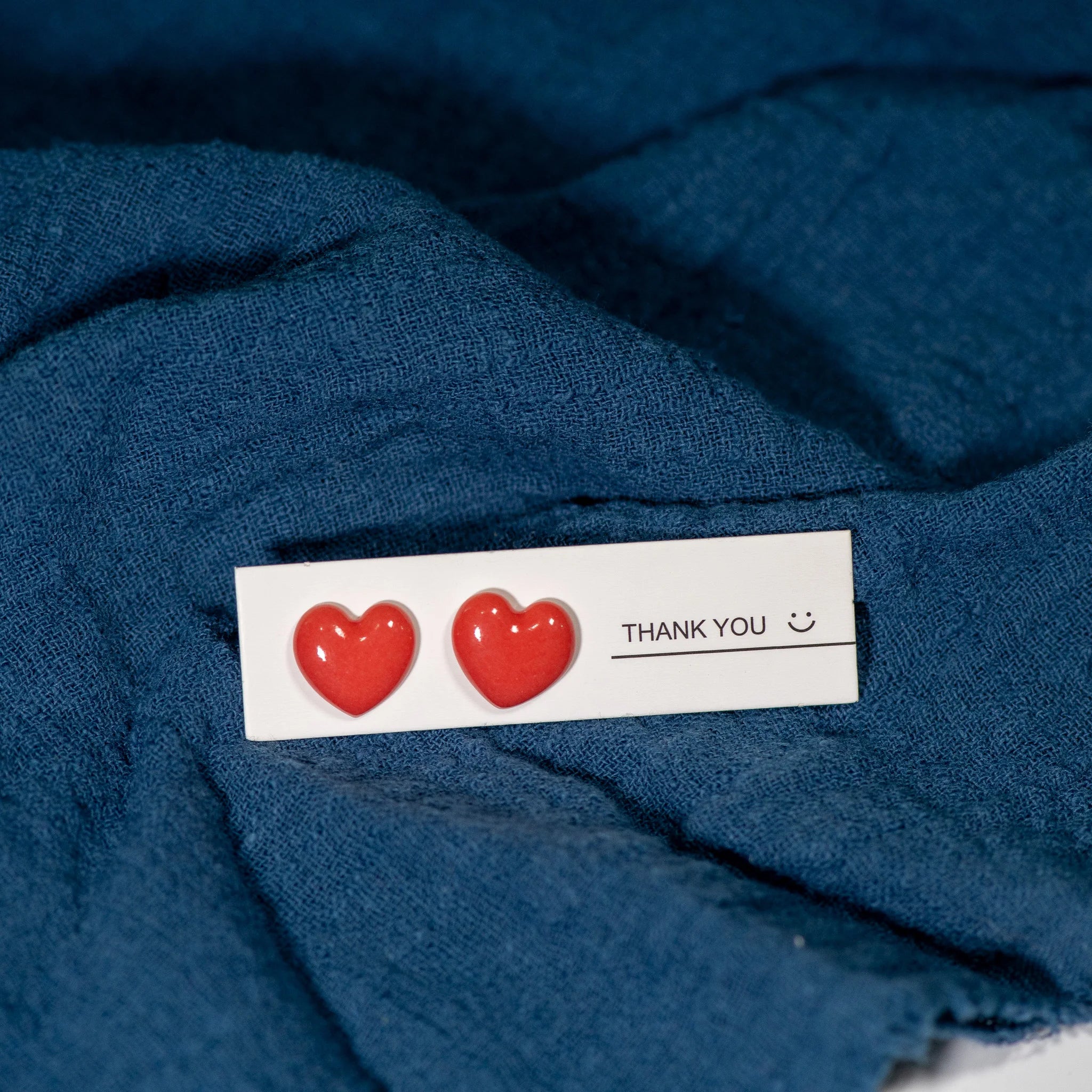 Exquisite ceramic Big love heart shape stud earrings multicolor anti-allergic metal pin fashion earrings #LY117