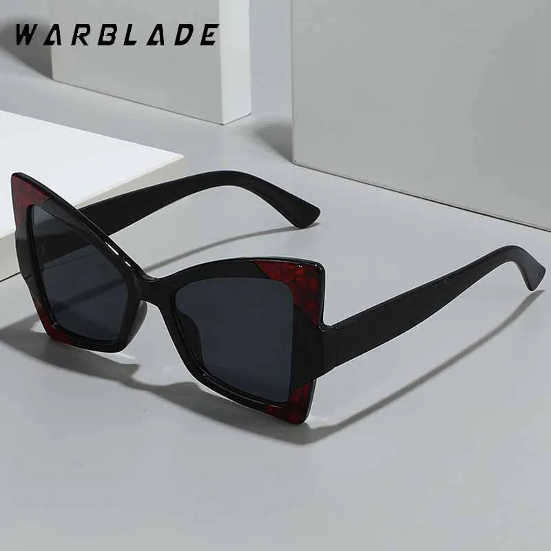 Fashion Sunglasses Classic Retro Cat Eye Glasses Women Brand Vintage Travel Butterfly Sun Glasses Big Female Eyewear Anti-Glare