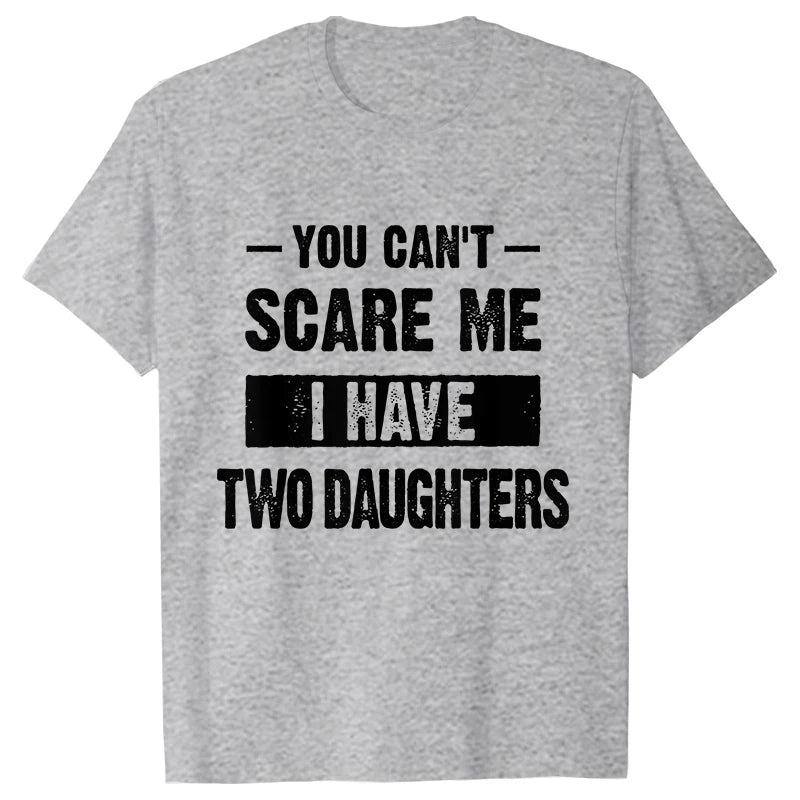 T-shirts for Men Funny Print Tshirt Dad Daddy Daughters Oversized Clothes Short Sleeve Tees Children Cute Joke Men Tshirt Tops