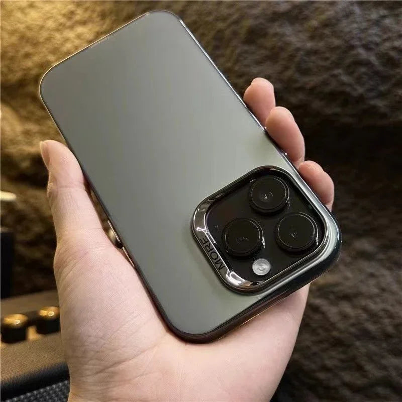 Luxury Matte Anti-drop Phone Case for Samsung Galaxy S24 Ultra S23 S22 S21 FE A15 A35 A55 A14 A34 A54 A13 A33 A53 Plating Cover - Madeinsea©