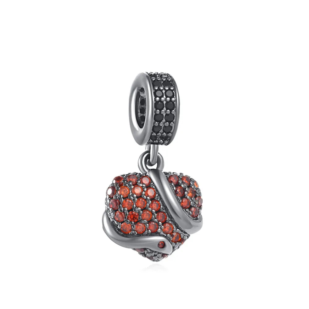 Miniso Gruseliges Skelett-Geister-Serie 925 Sterling Silber Charm Halloween Hut Perle Passend für Damen Original Schmuck Geschenk