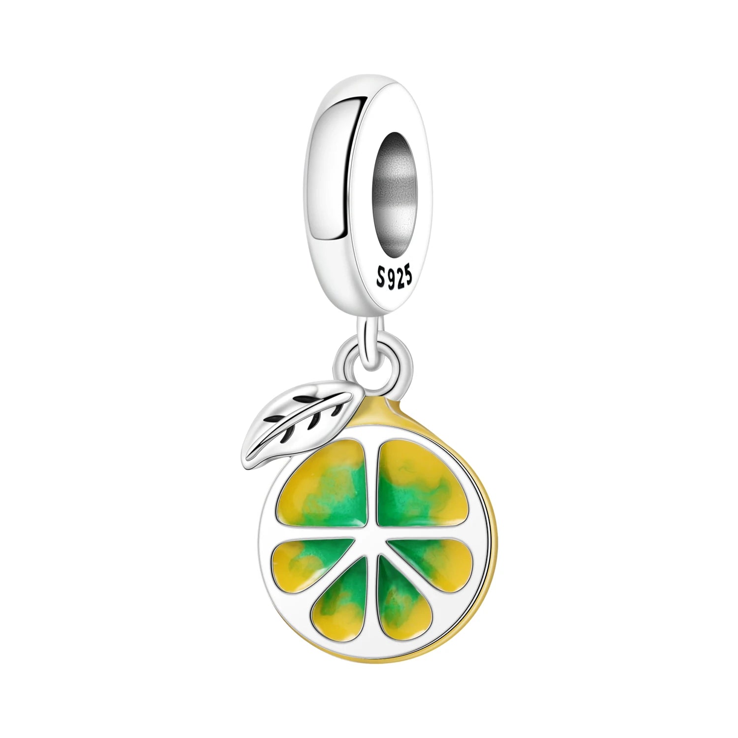 PANPOKI 925 Sterling Silver Chocolate Love Cake Pendant Beads Original Pendants Bracelet Charm Jewelry Party DIY Trendy Gift
