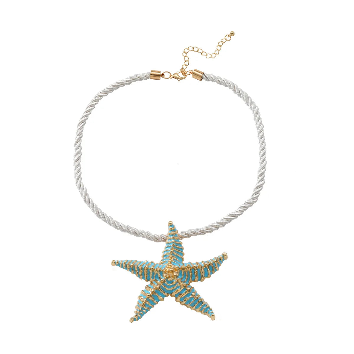 ZAA Bohemian Colorful Starfish Necklace for Women