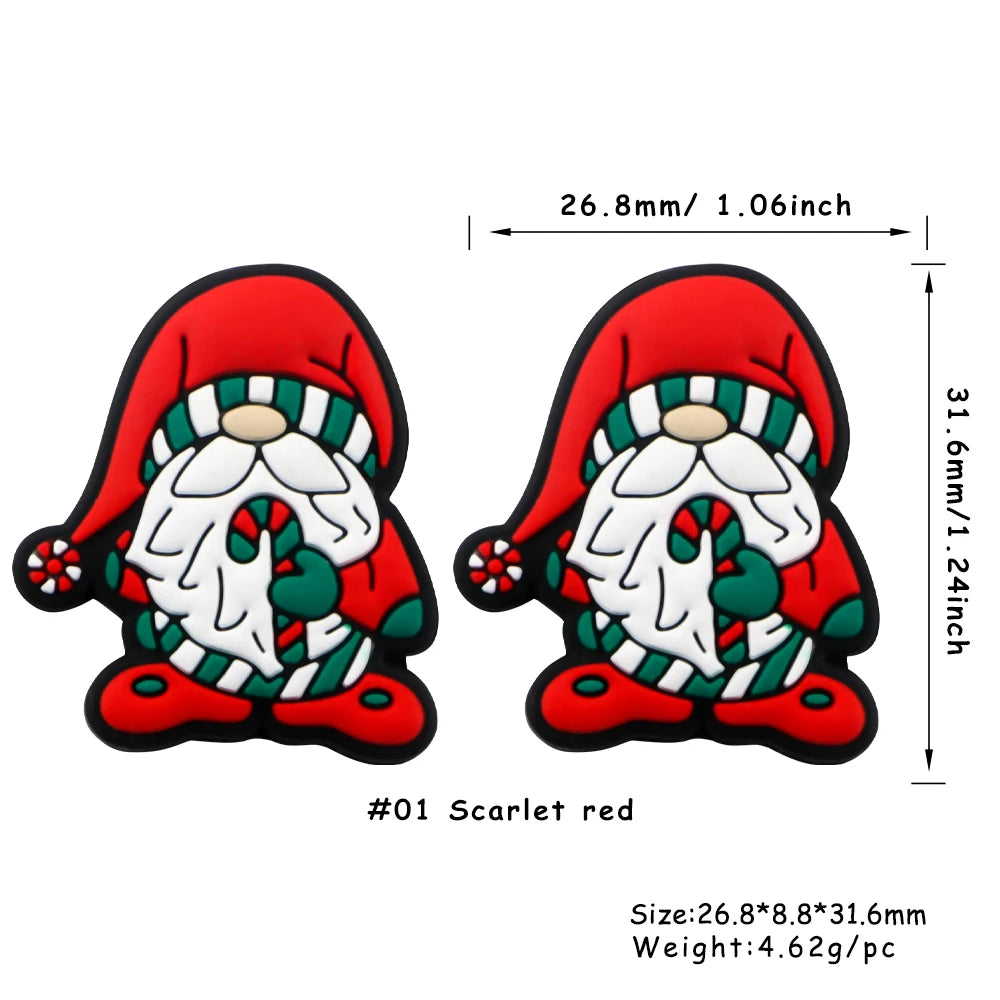 Lot de 5 ou 10 perles en silicone stéréoscopiques en forme de pingouin et de singe pour la fabrication de porte-clés et de bracelets faits à la main