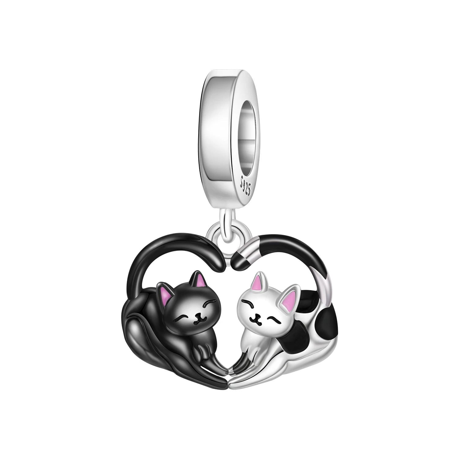 PANPOKI 925 Sterling Silver Cute Penguin Animals Pendant Beads Original Pendants Bracelet Charm Jewelry Party DIY Trendy Gifts