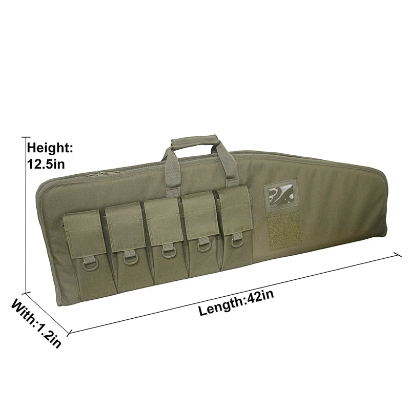 42inch Tactical Rifle Case Gun Bag Air Rifle Case  Backpack Sniper Airsoft Holster Shooting Hunting Accessorie