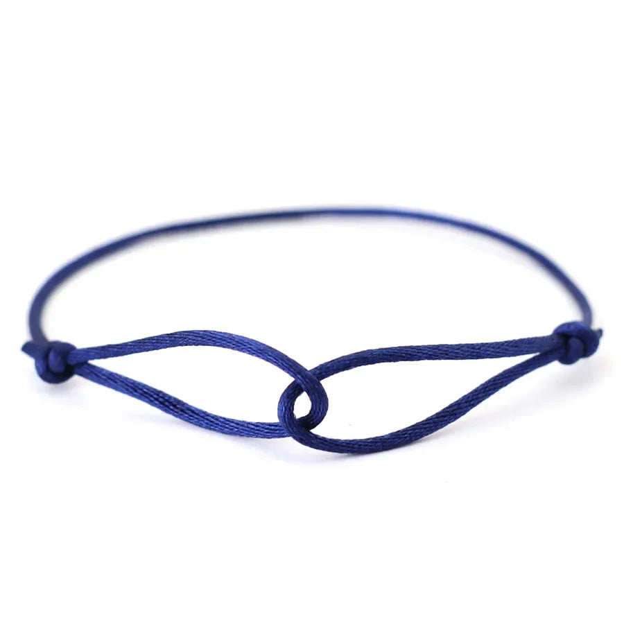 Multicolor 2mm Grade A Thin Rope Bracelet Unisex Handmade Adjustable Simple Silk Cord Braclet Holiday Casual Beach Couple Joias