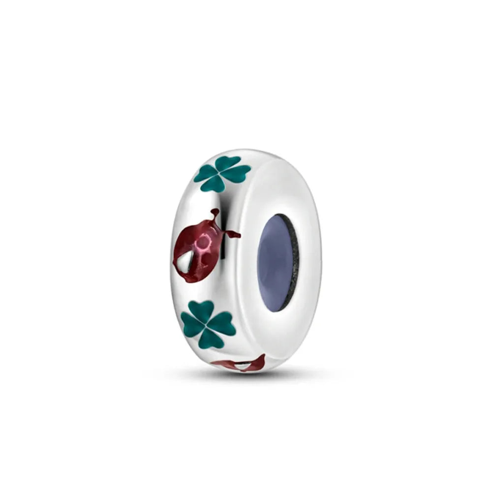 2025 New Sale 925 Silver Black Cat Paw Colorful Separated beads charms Fit Original Women Bracelet 925 Jewelry Gift