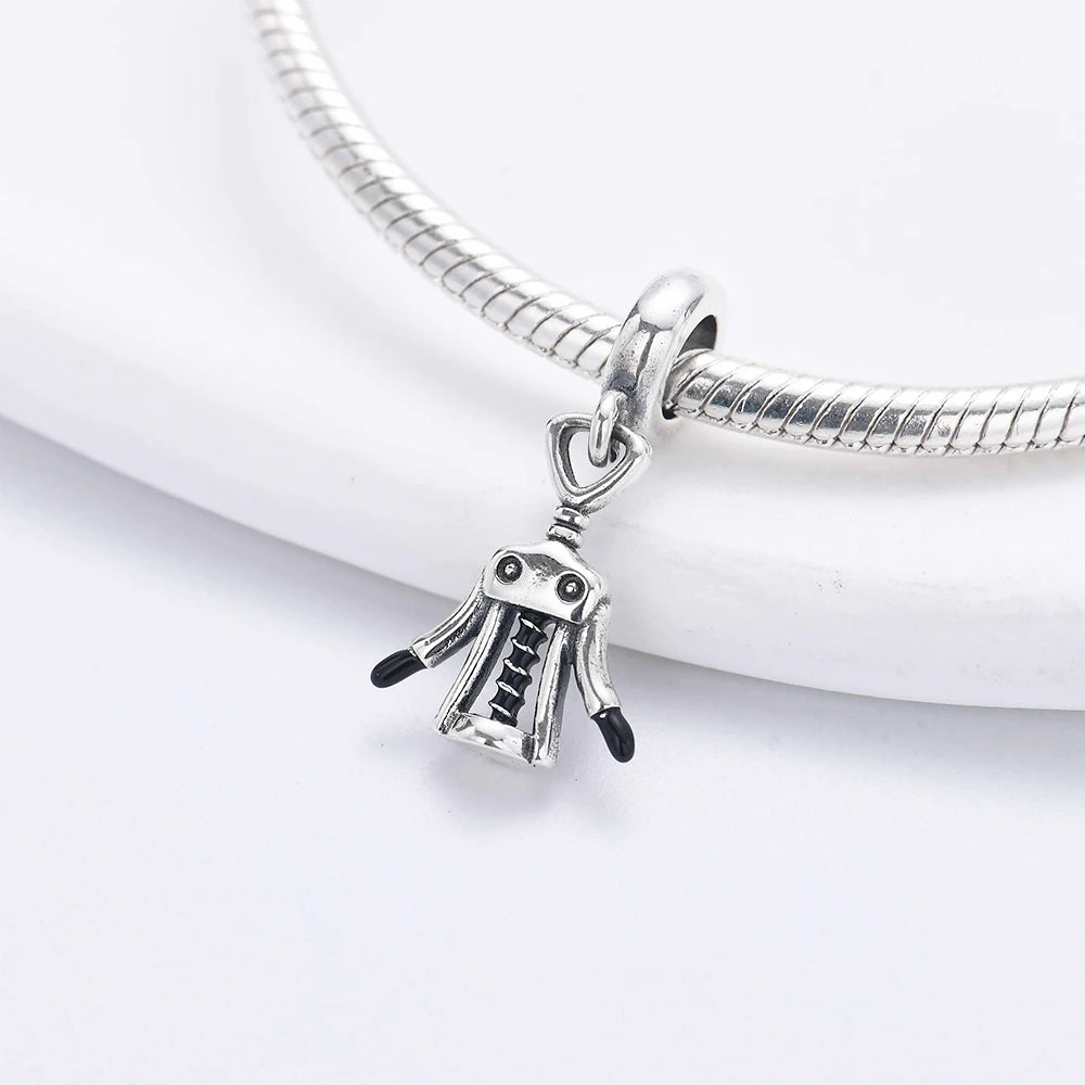 New 925 Silvering Cartoon Cat Spider Rabbit All Saints' Day Charm Bead fit Original Pandora Bracelet Trinket DIY Women Jewelry