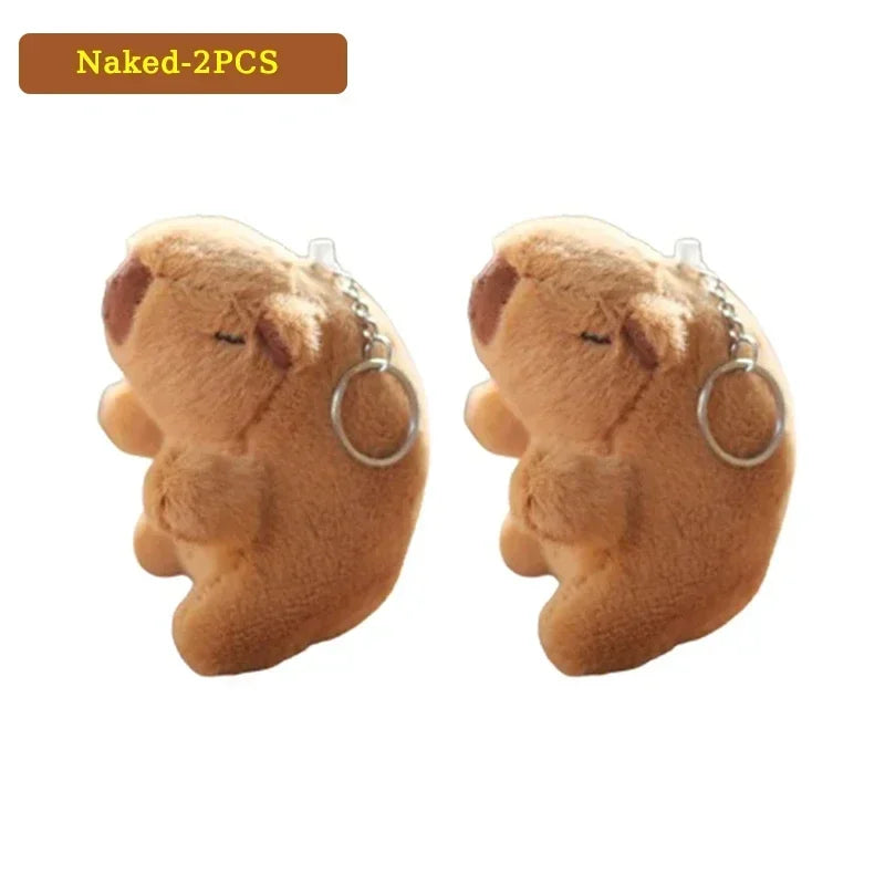 1-20PCS Water Dolphin Cotton Red Lovely Cute Creative Cute Capybara Pendant Plush Toy Doll Bag Charm Keychain Doll Doll Dolls