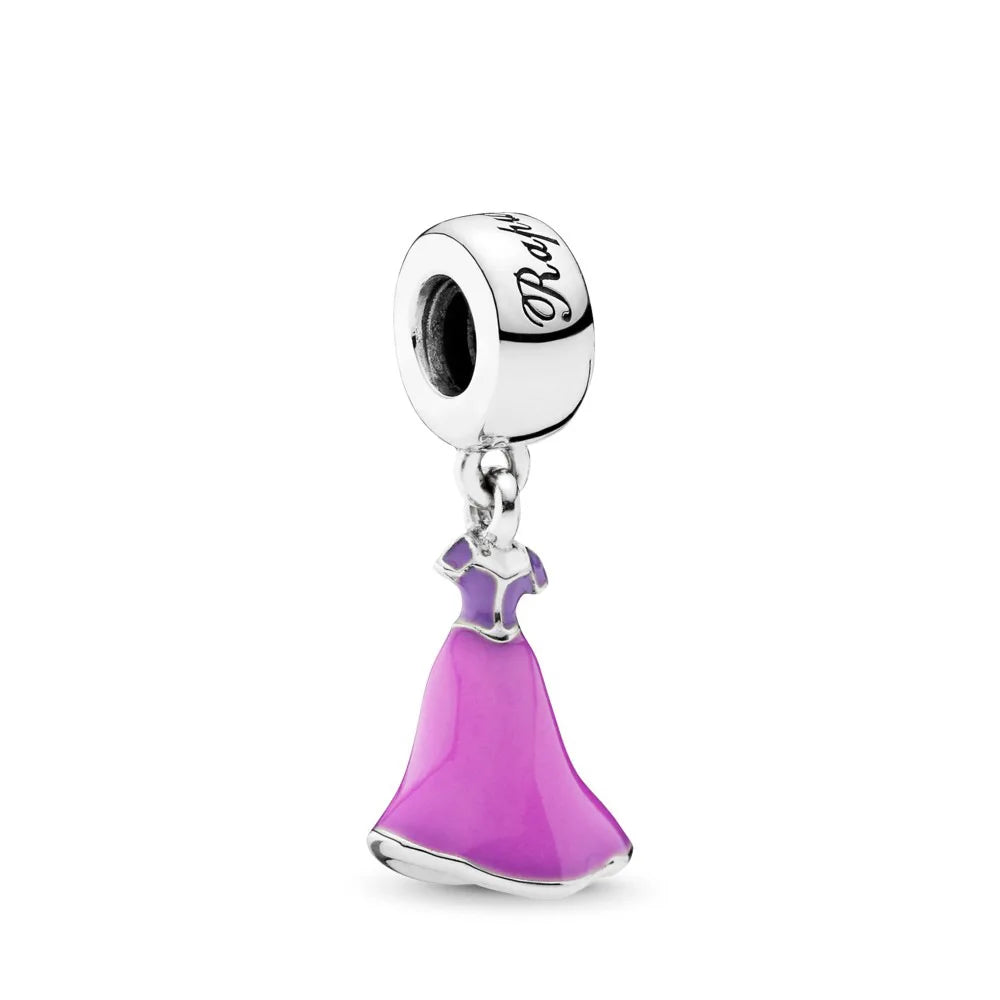 New Original 925 Silver Plated Accessories Fashion Charm Perfume High Heels Bead Fit Pendant Bracelet For Women DIY Jewelry Gift