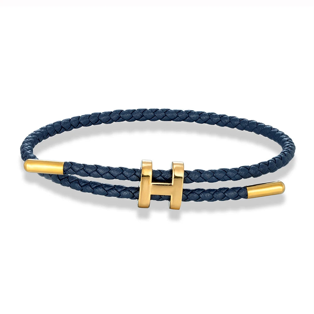 MKENDN Adjustable 3mm Red Braided Leather Bracelet for Men & Women Stainless Steel Jewelry Classic Simple Unisex Couple Gift