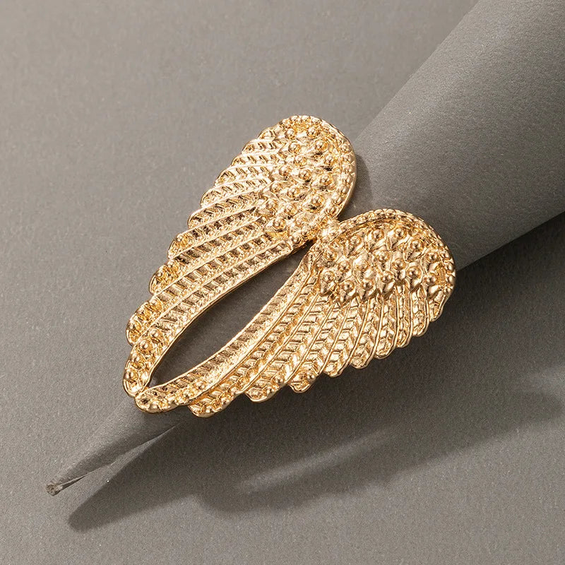 Retro Angel Wings Large Ring For Women Unisex Vintage Open Ring Punk Gothic Rock Hiphop Accessories Designer Jewelry Lovers Gift - Madeinsea©