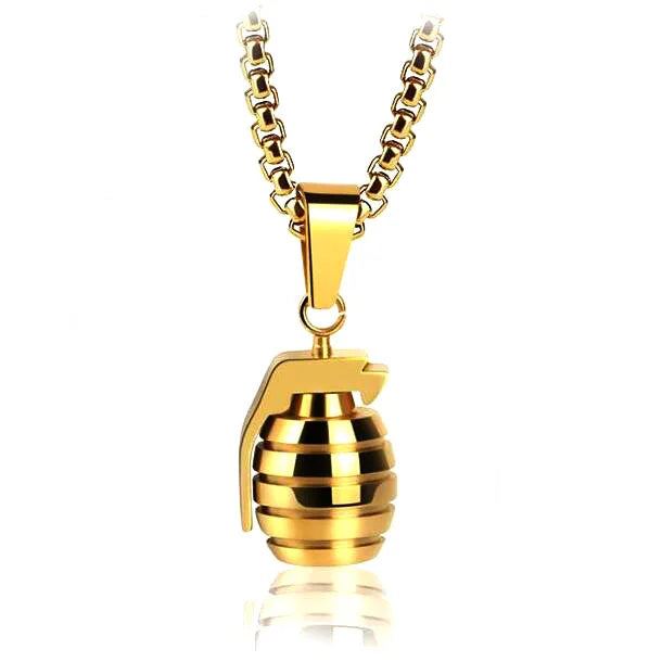 Fashion Stainless Steel Pendant Necklace Women Macho Men Valentine Gifts
