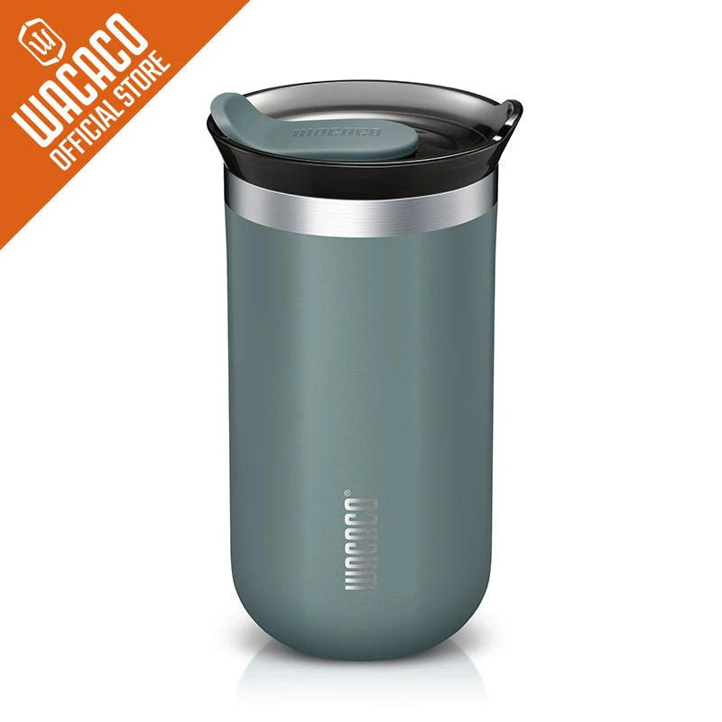WACACO Octaroma Vacuum Insulated Coffee Mug, Double-wall Stainless Steel Travel Tumbler, 6/10/15 fl oz, thermo, Valentines Gift - Madeinsea©