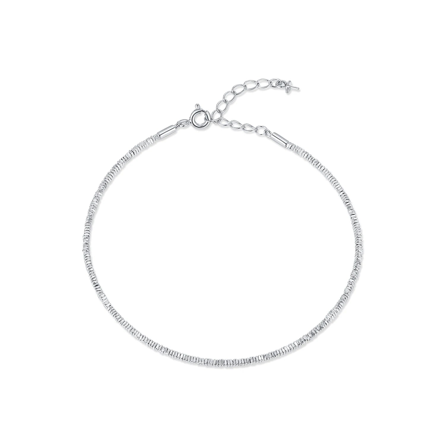 MODIAN 925 Sterling Silver Fashion Exquisite Geometric Square Slim Stackable Bracelets For Women Fine Vacation Jewelry