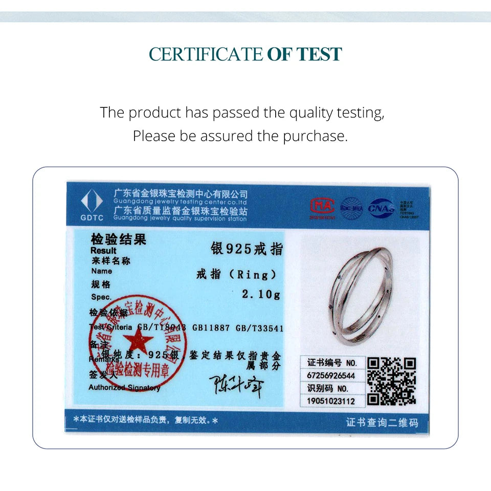 BAMOER Doppellagiger Kreuzring mit Pavé-Zirkonia-Fassung, ineinandergreifender Kreisring für Damen, 925er Sterlingsilber, Geschenkidee