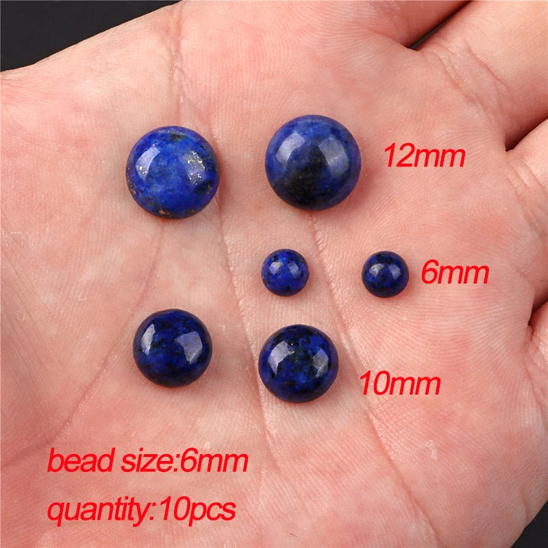 Natural Lapis Lazuli Bead Blue Round Tube Faceted Loose Spacer Stone Beads For Jewelry Making DIY Handmade Bracelets Necklace
