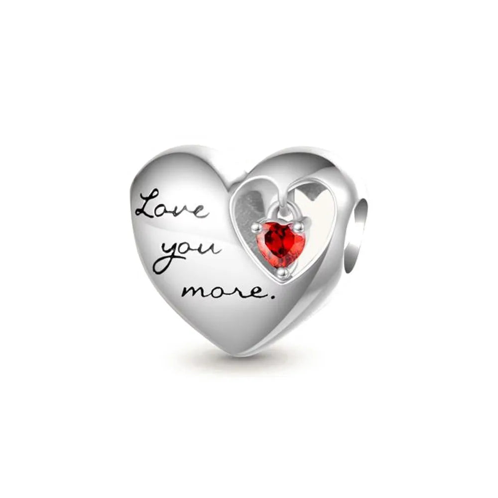 2025 Europe NEW 925 Sterling Silver Family Charm Dangle Pendant Bead Fit Women Original Bracelet Jewelry For Gift Mom Brother