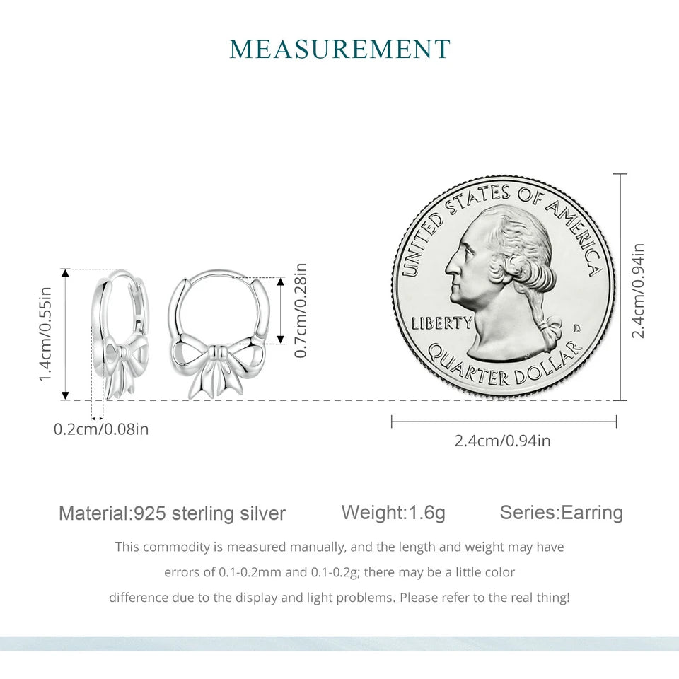 Boucles d'oreilles créoles en argent sterling 925 BISAER plaquées or blanc pour fête romantique de fille, mariage, bijoux fien, cadeau EFE1078