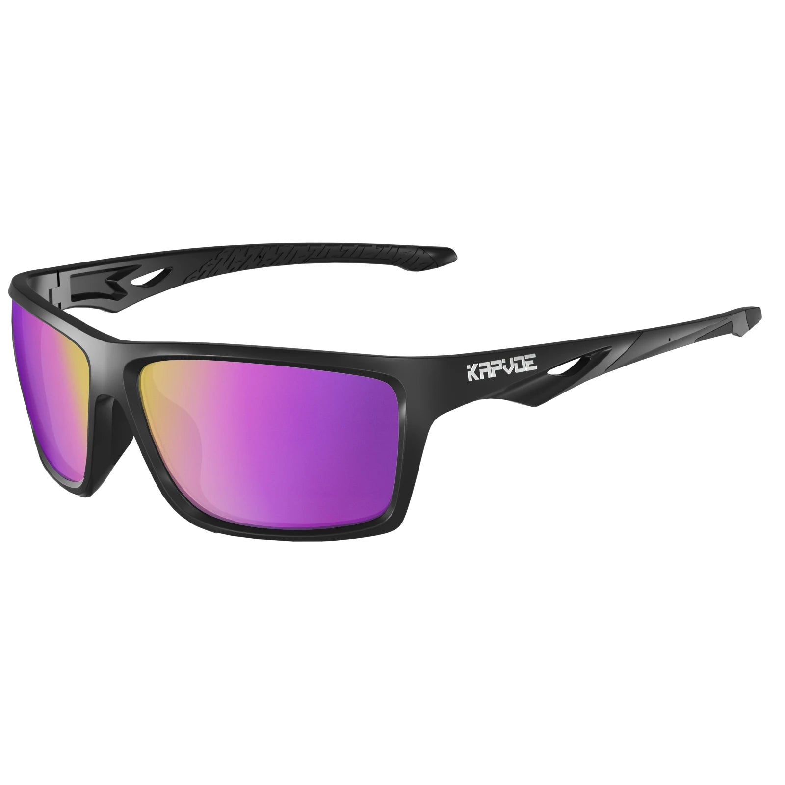 Kapvoe Polarisierte Wanderbrille für Herren, UV400-Gläser, PC-Gläser, HD-Gläser, Outdoor-Sonnenbrille 2025