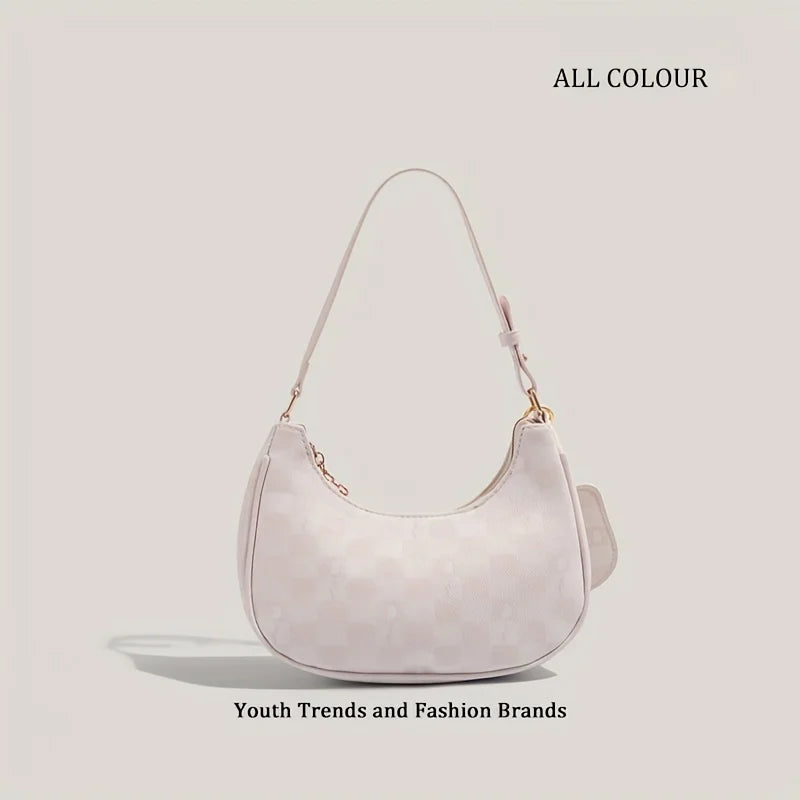 Sanrio 2026 New Sanrio Pink Cute Hello Kitty Armpit Bag, Cartoon Girl Fashion Versatile Shoulder Bag Handbag - Madeinsea©