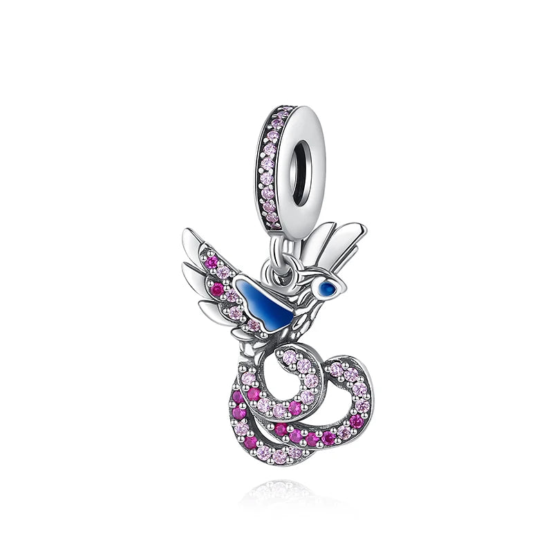 925 Sterling Silver Charms Beads Original Japanese Doll Fortune Cat Charm Fit Brand Bracelets Bangles DIY Jewelry For Women