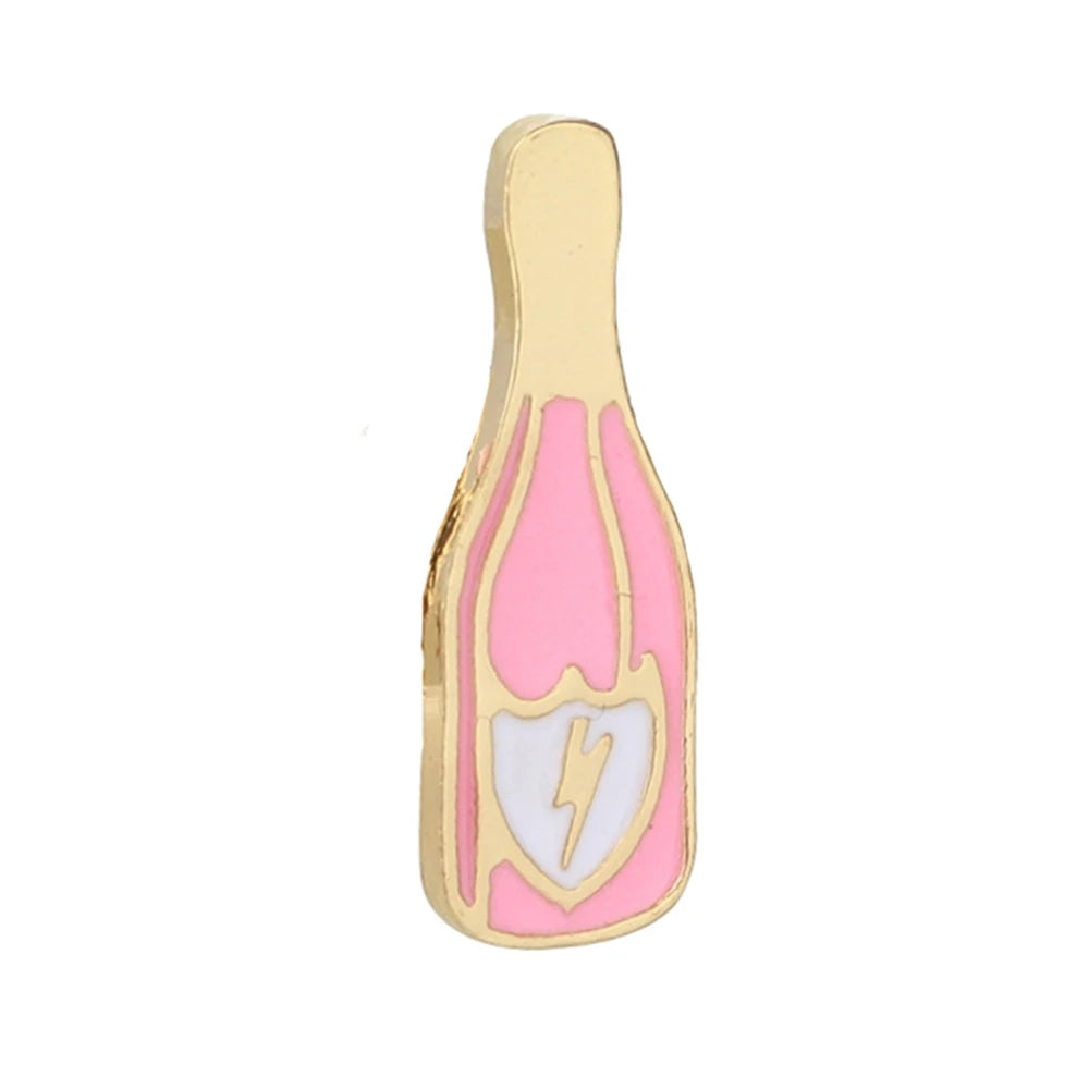 Enjoy Summer Holiday Brooch Cartoon Sea Beach Sunglasses Pins for Friends Drink Cup Ice Cream Tree Enamel Badge Bag Jewelry Gift