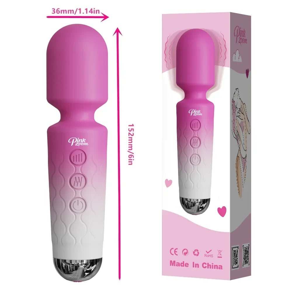 Powerful AV Vibrator Magic Wand 20 Speeds Clitoris Stimulator Sex Toys for Women G spot Massager Adult Female Sex Erotic Product