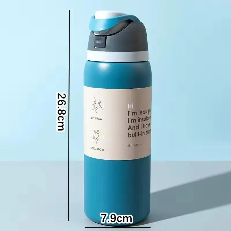 1Pc 24oz Stainless Steel Vacuum Flasks & Thermoses Water Bottle Drinkware Thermo Tumbler Thermal Mug Original Cold Hot Coffee
