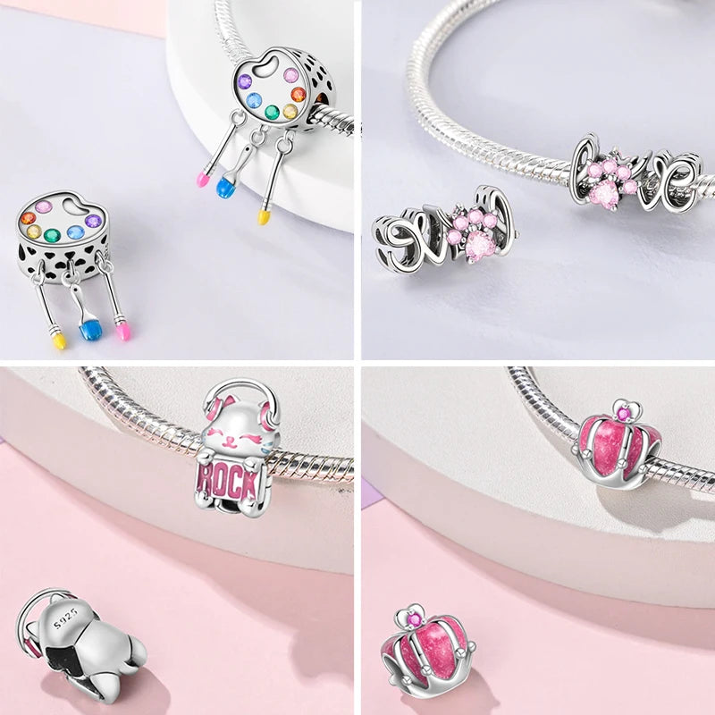 2024 neue Original 925 Sterling Silber Charms Perlen Für Original Armband S925 Charms Frauen DIY Schmuck Geschenk