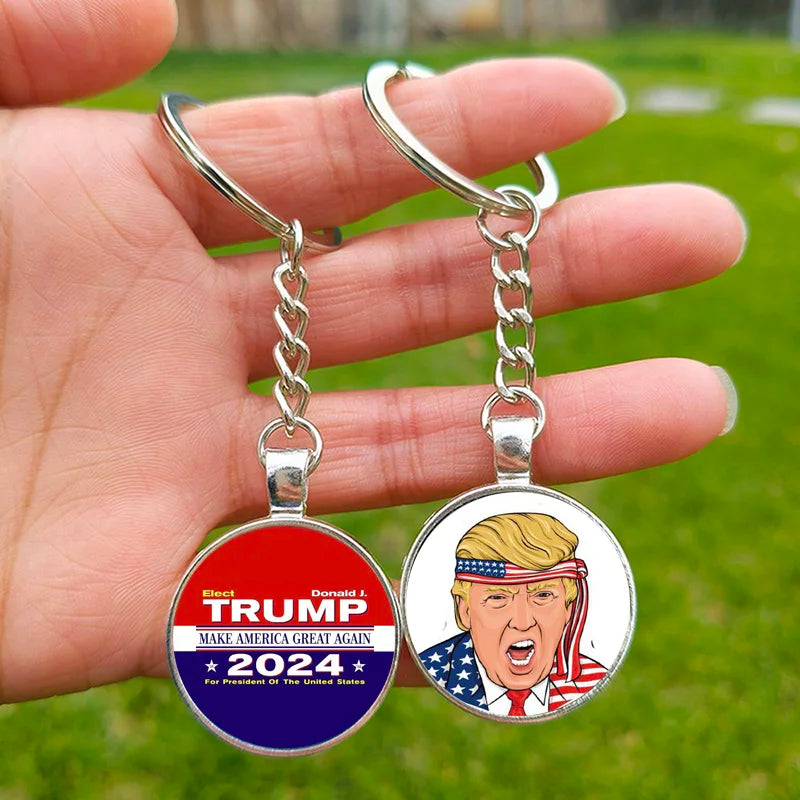 Donald Trump 2024 US Flag Keychain - Madeinsea©