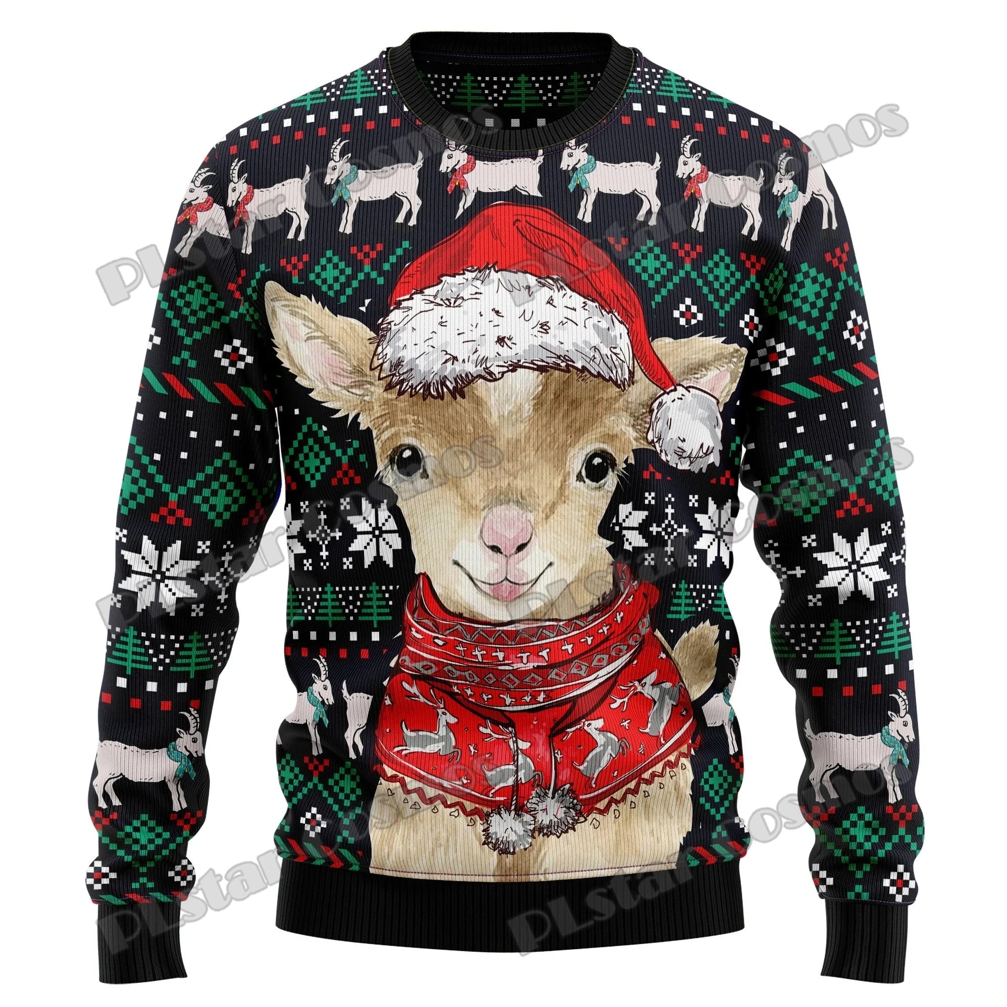 Chicken Life Christmas Graphic 3D Printed Fashion Men's Ugly Christmas Sweater Winter Unisex Casual Knit Pullover Sweater MYY14