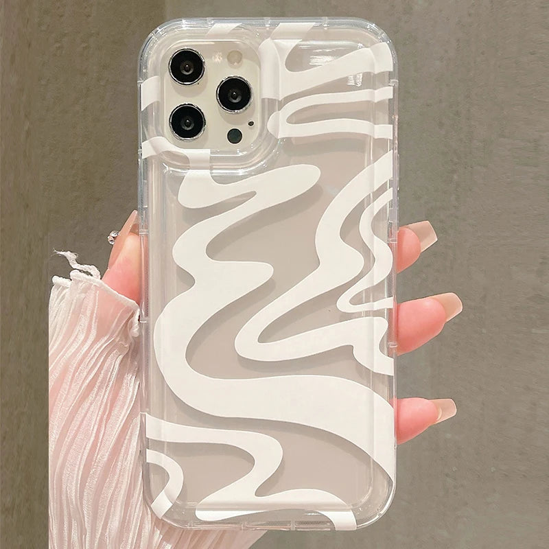 Leopard Print Clear Phone Case For Samsung A55 5g Case S24 S23 Ultra A34 A54 A35 A53 A32 A13 A53 A14 A52 A15 S22 S20 S21FE Cover