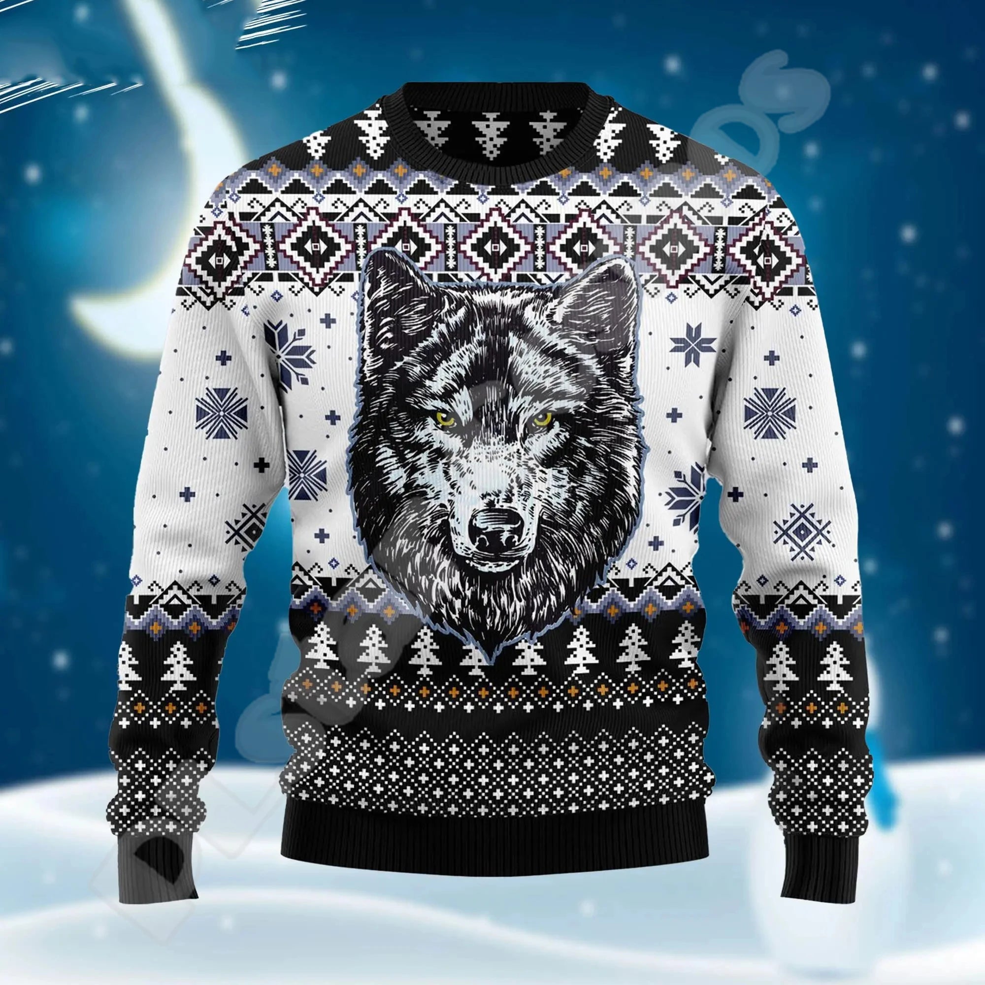 Christmas Knitted Sweater Graffiti Tattoo Retro Vintage Sweatshirts 3DPrint Unisex Pullover Harajuku Casual Funny Long Sleeve X1