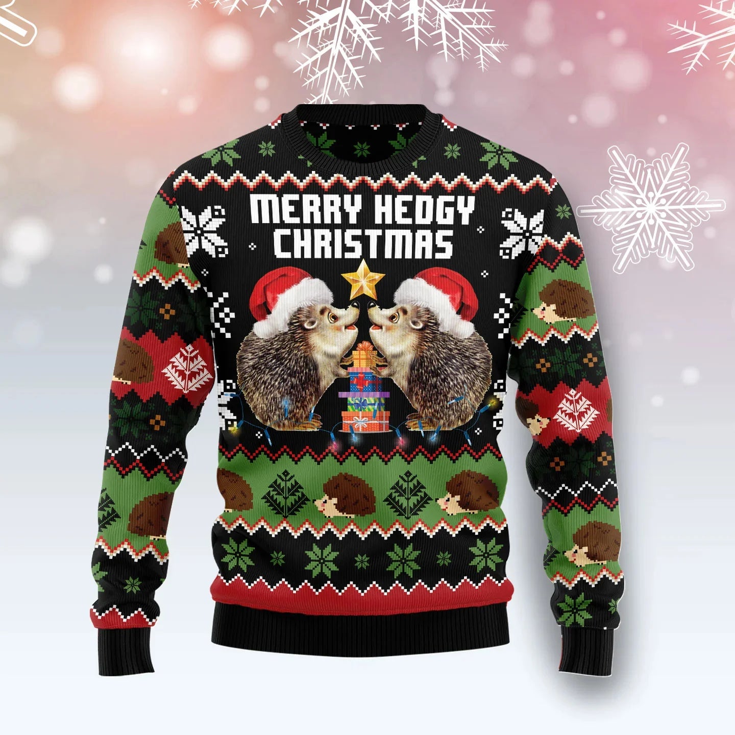 Dragon in some Christmas Spirit Pattern 3D Printed Mens Ugly Christmas Sweater Winter Unisex Casual Warm Knitwear Pullover MY45