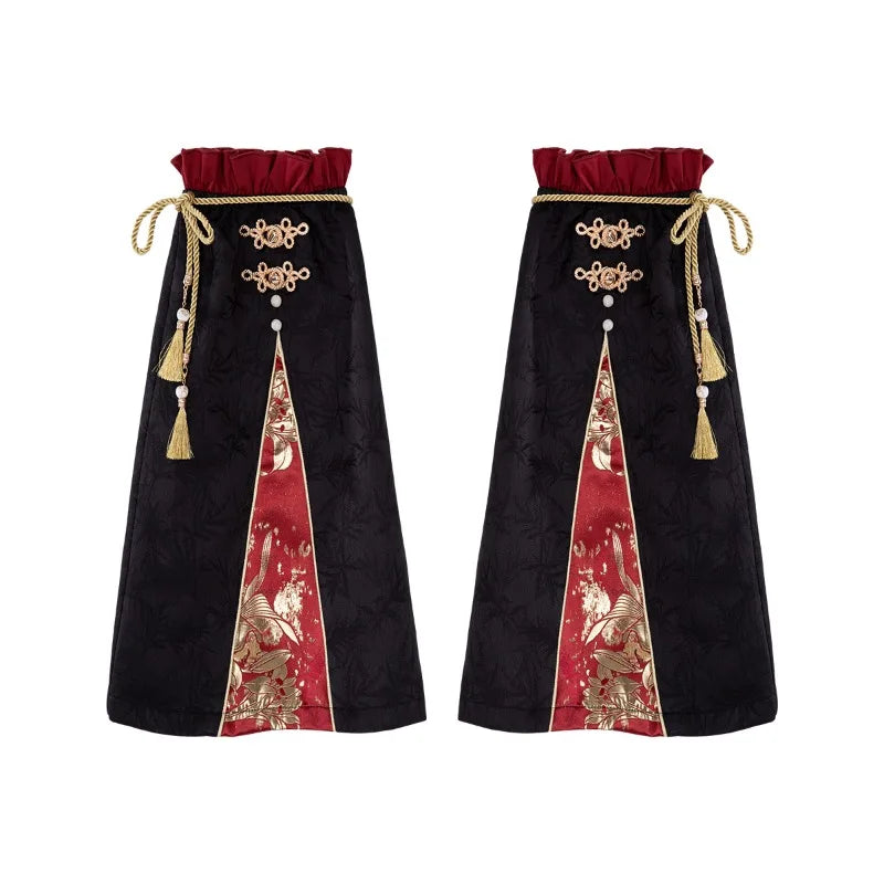 Chinese Style Gothic Lolita Dress Women Punk Style Sweet Black Red Eveing Party Dresses Harajuku Y2k Cosplay Princess Mini Dress