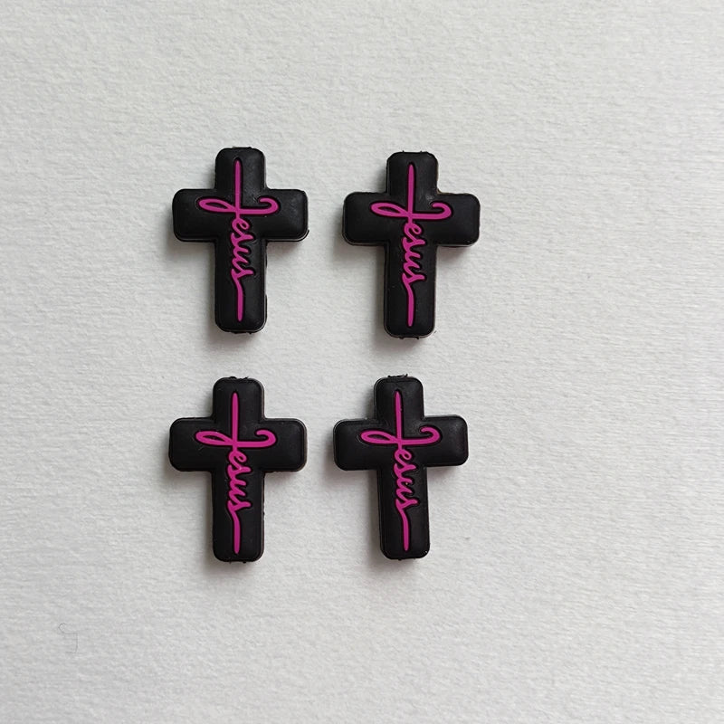 20 stücke Ostern Silikon Perlen Cartoon BPA FREI Food Grade Silikon DIY Schnuller Kette Perlen Baby Zahnen Spielzeug Schmuck Zubehör