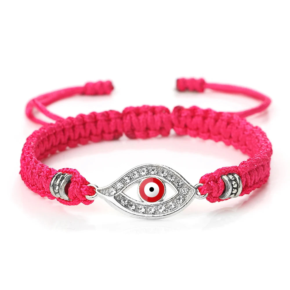 Handmade Turkish Evil Eye Bracelets For Women Men Braided Red Rope Lucky Bracelets Fashion Couple Bracelets Friendship Jewelry