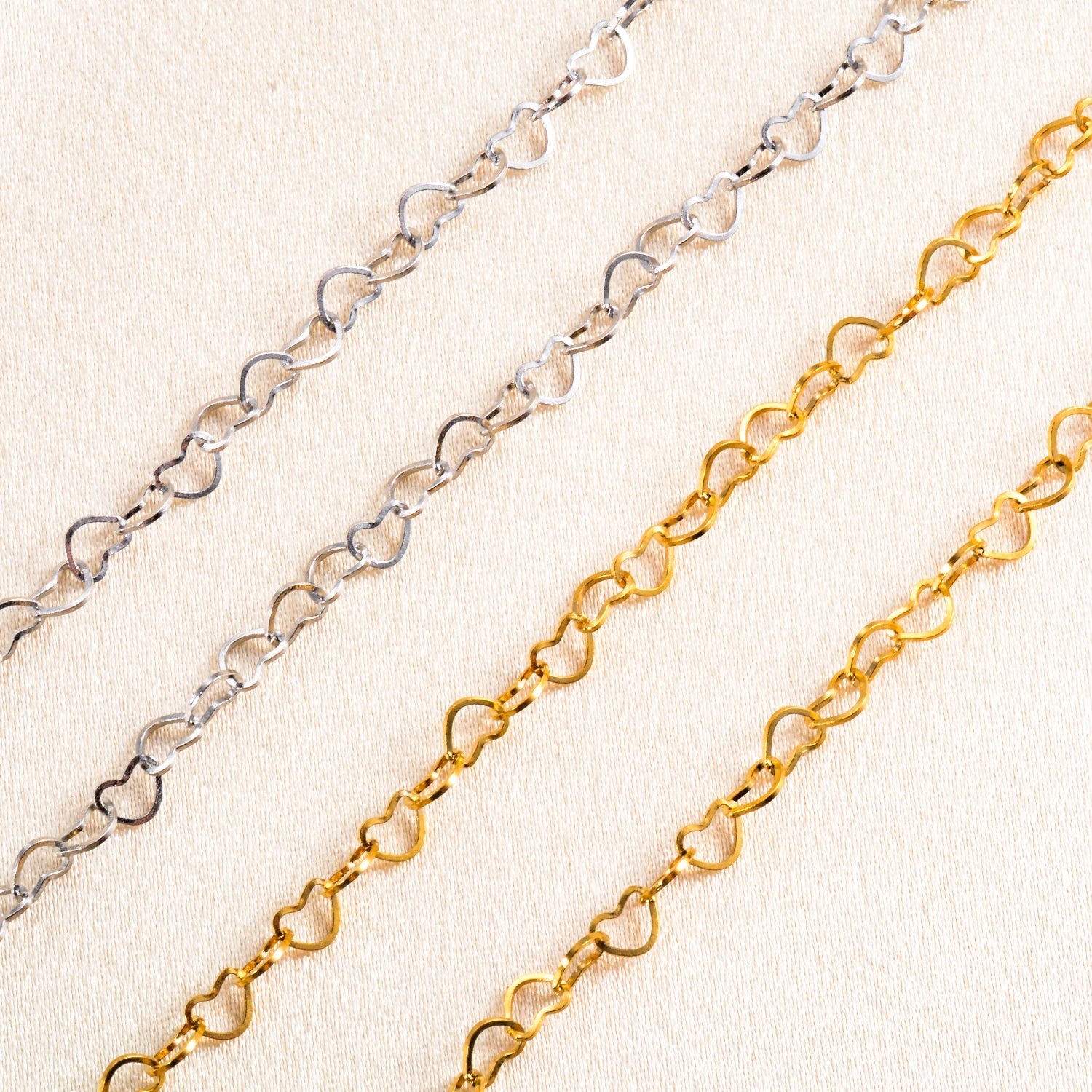 Hollow Stainless Steel Sweet Cute Love Statement Heart Chain Bracelet Anklet 3cm Extension for Girlfriend Women JewelryGift