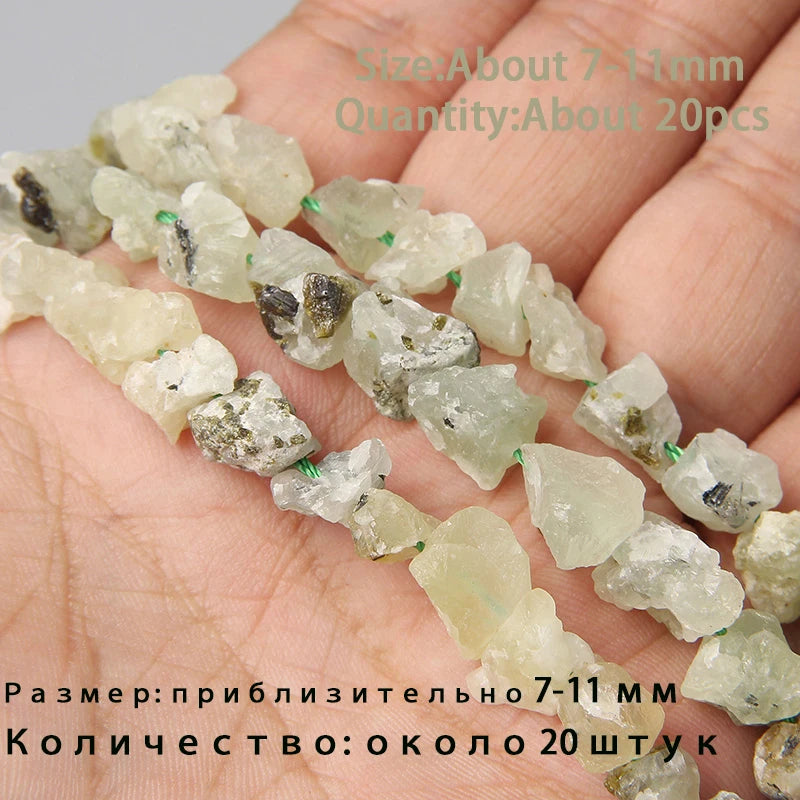 7.5" Natural Irregular Rough Stone Beads Raw Rock Lapis Quartzs Nuggets For Jewelry Making DIY Earrings Bracelet Supply 7-30mm